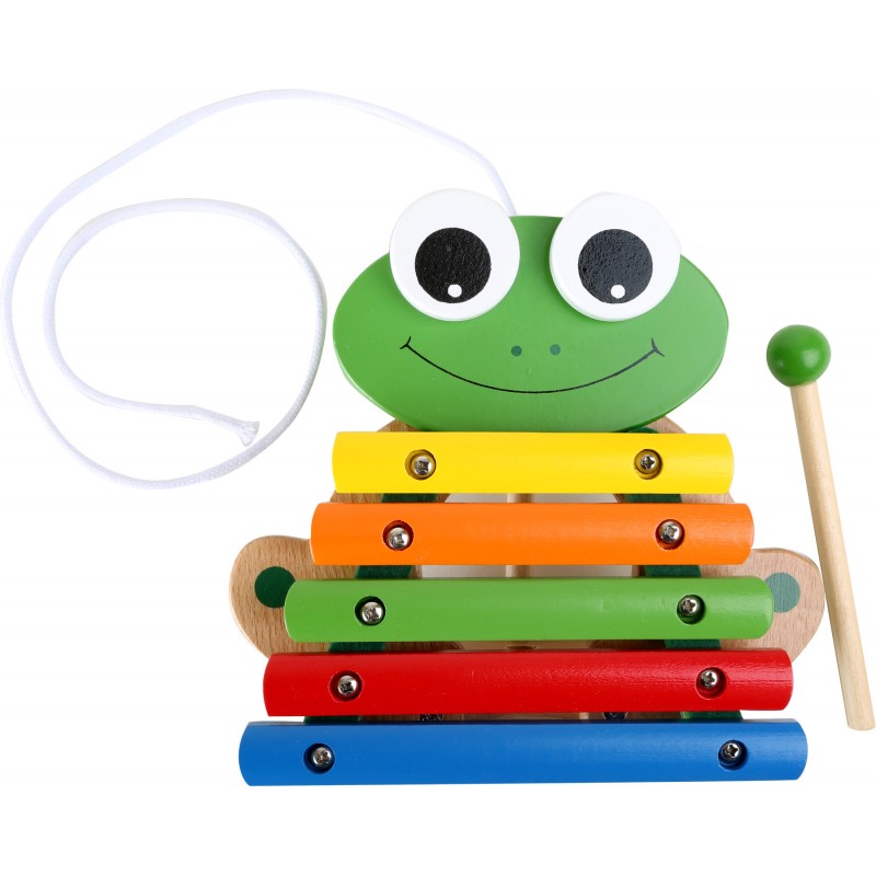 xylophone en bois 5 lames grenouille jouet enfant SMALL FOOT LEGLER