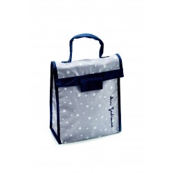 sac à gouter coton enduit bleu marine BB&Co