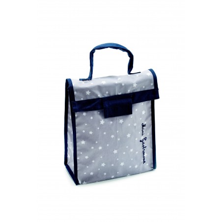 sac à gouter coton enduit bleu marine BB&Co