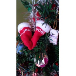 chaussettes de noel pour bébé  Bulle de BB